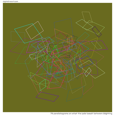 What the Pale Basalt between Blighting — 79 parallelograms