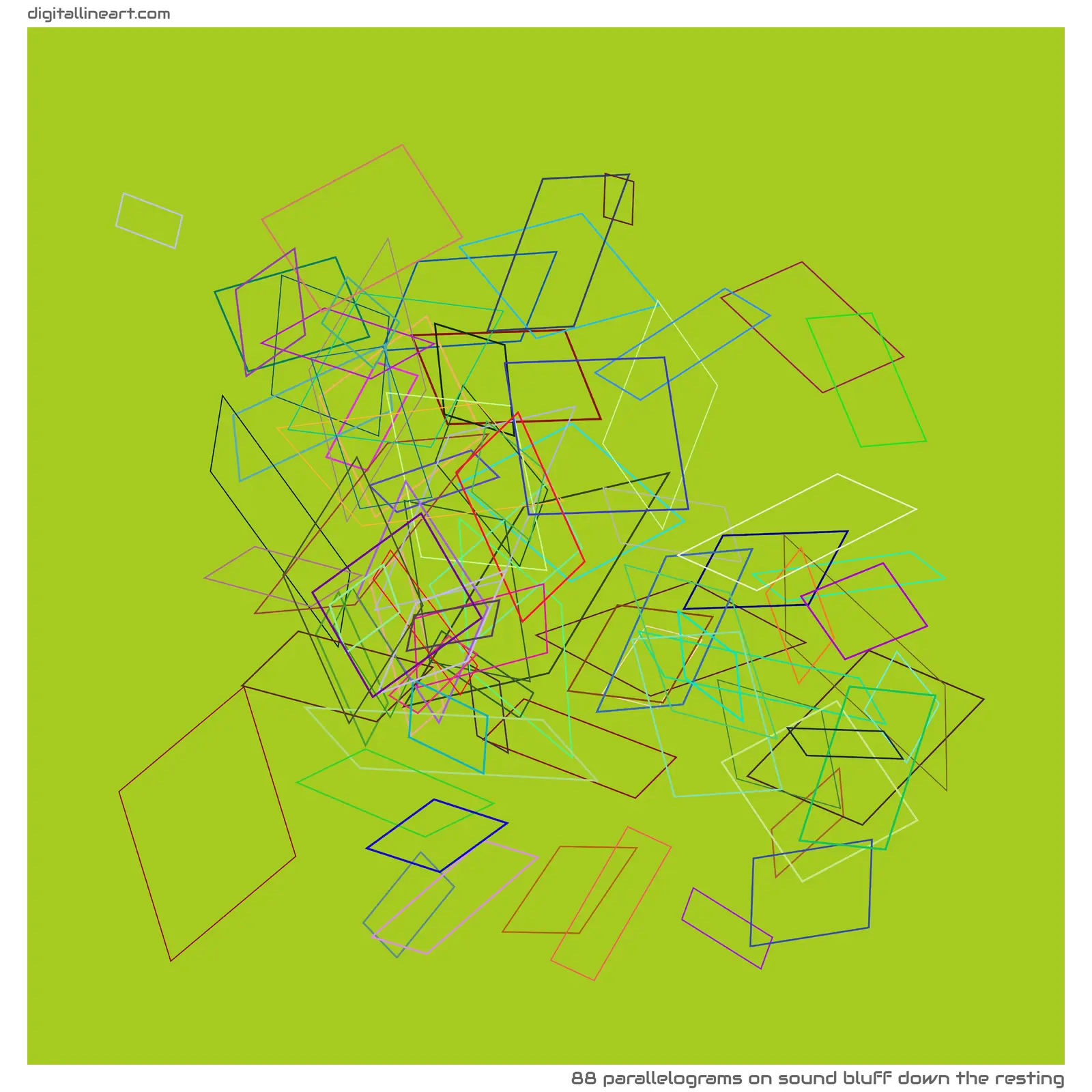Sound Bluff down the Resting — 88 parallelograms