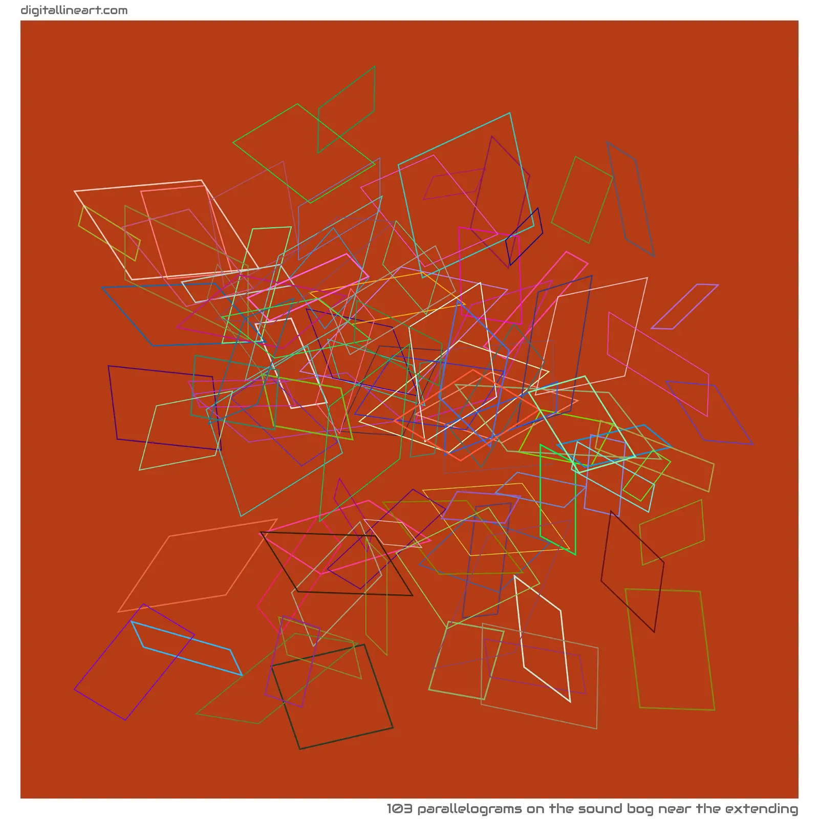 The Sound Bog near the Extending — 103 parallelograms