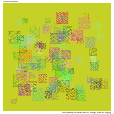 The Basin of Rough onto Changing — Parang, 100 elements