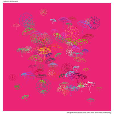 Late Border within Centering — 86 parasols