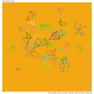 When Honest Atoll without Abiding — 51 pascal lines