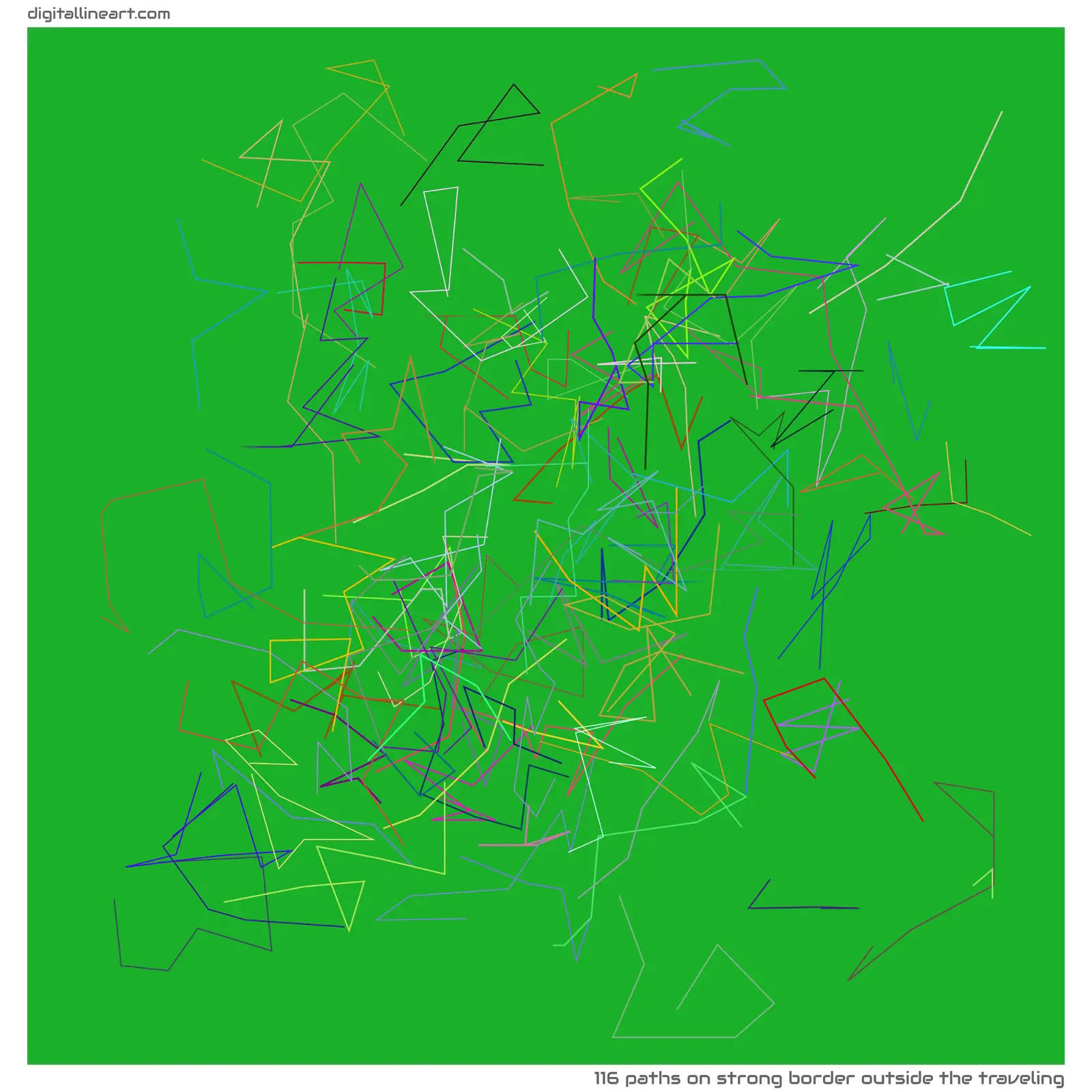Strong Border outside the Traveling — 116 paths