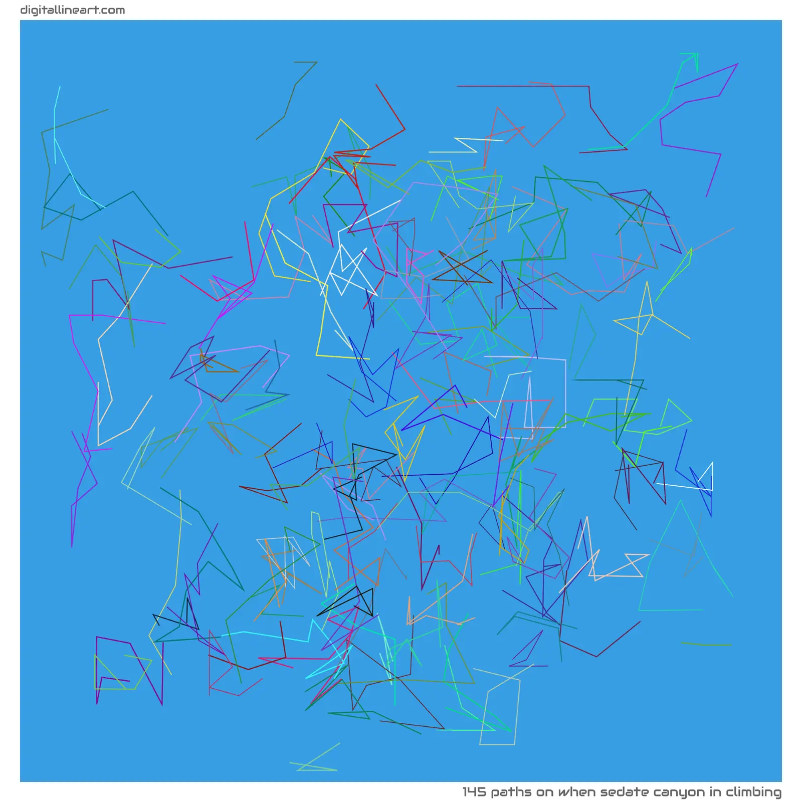 When Sedate Canyon in Climbing — 145 paths