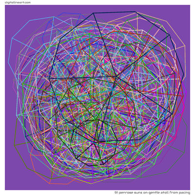 91 Penrose in Gentle Atoll from Pacing