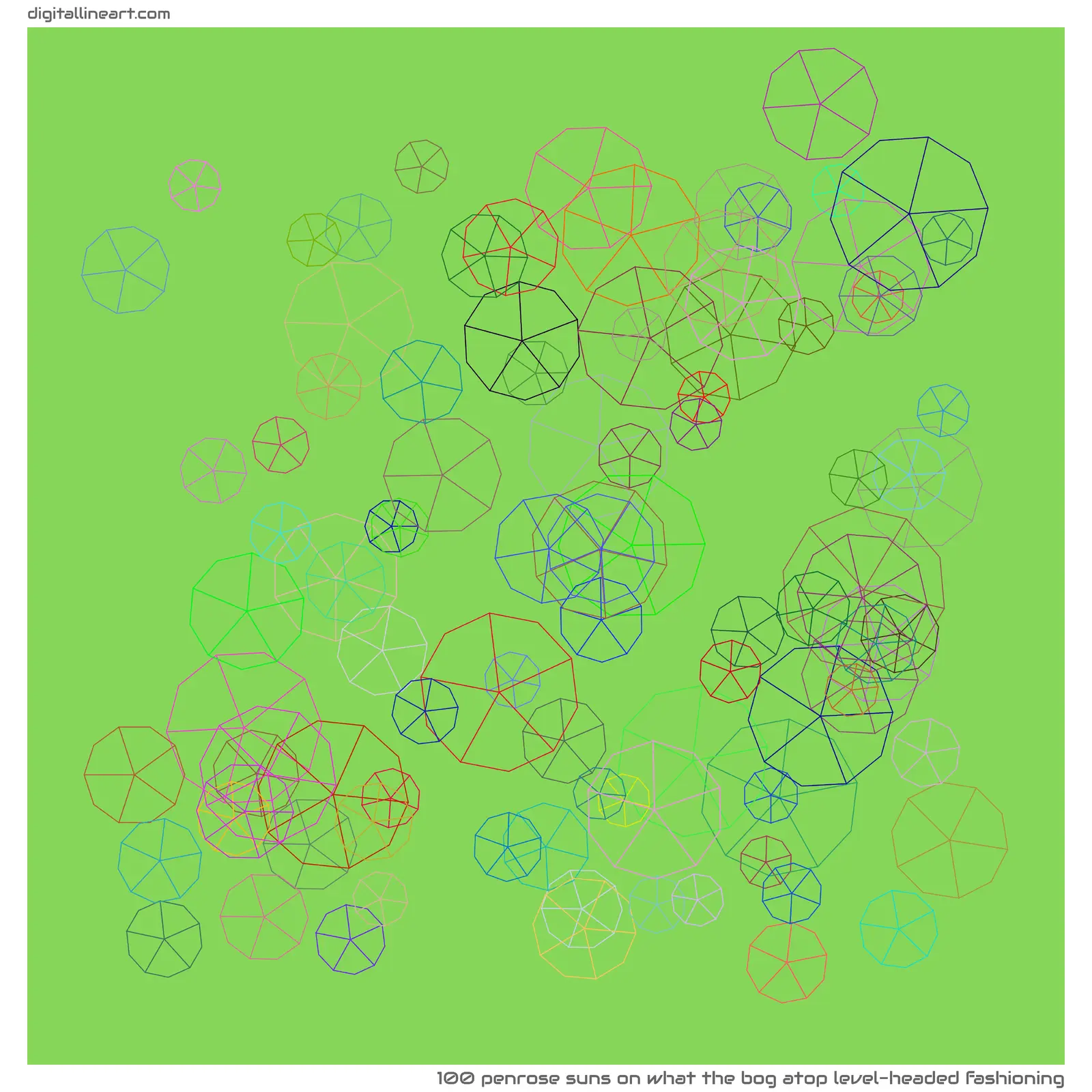 What the Bog atop Level-headed Fashioning — 100 Penrose suns