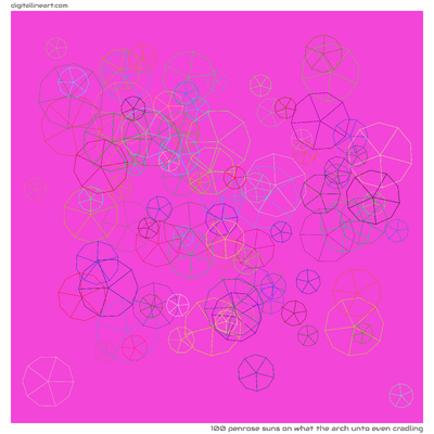 What the Arch unto Even Cradling — 100 Penrose suns