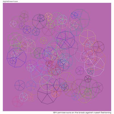 The Brook Against Russet Fashioning — 104 Penrose suns