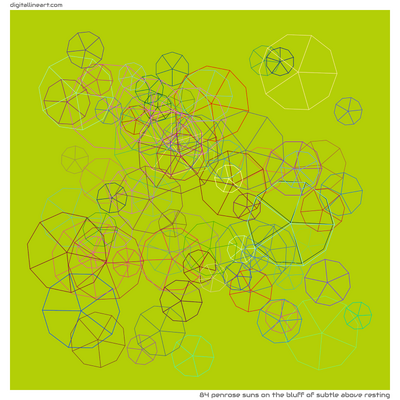 The Bluff of Subtle above Resting — 84 Penrose suns