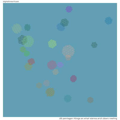 What Sienna Arch down Resting — 25 pentagon tilings