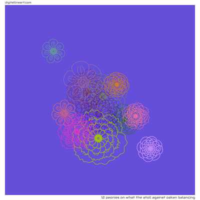 What the Atoll Against Oaken Balancing — 12 peonies