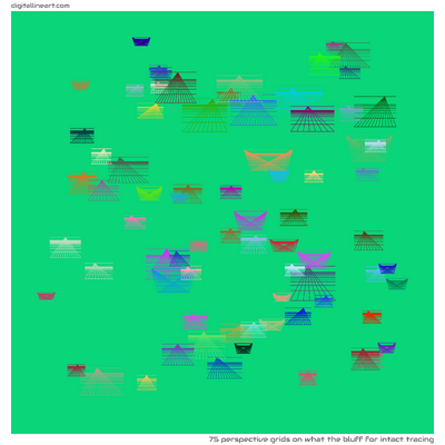 What the Bluff for Intact Tracing — 75 perspective grids