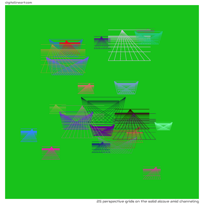 The Solid Alcove amid Channeling — 25 perspective grids