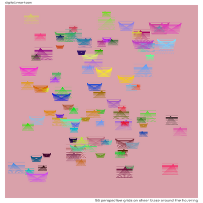 Sheer Blaze Around the Hovering — 98 perspective grids