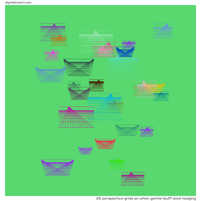 When Gentle Bluff amid Hedging — 29 perspective grids