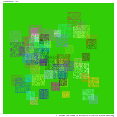 The Arch of Fertile above Mending — 57 phase portraits