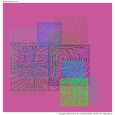 Sedate Basin until the Adjusting — 11 phase portraits