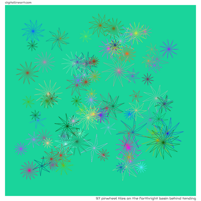 The Forthright Basin behind Tending — 97 pinwheel tiles