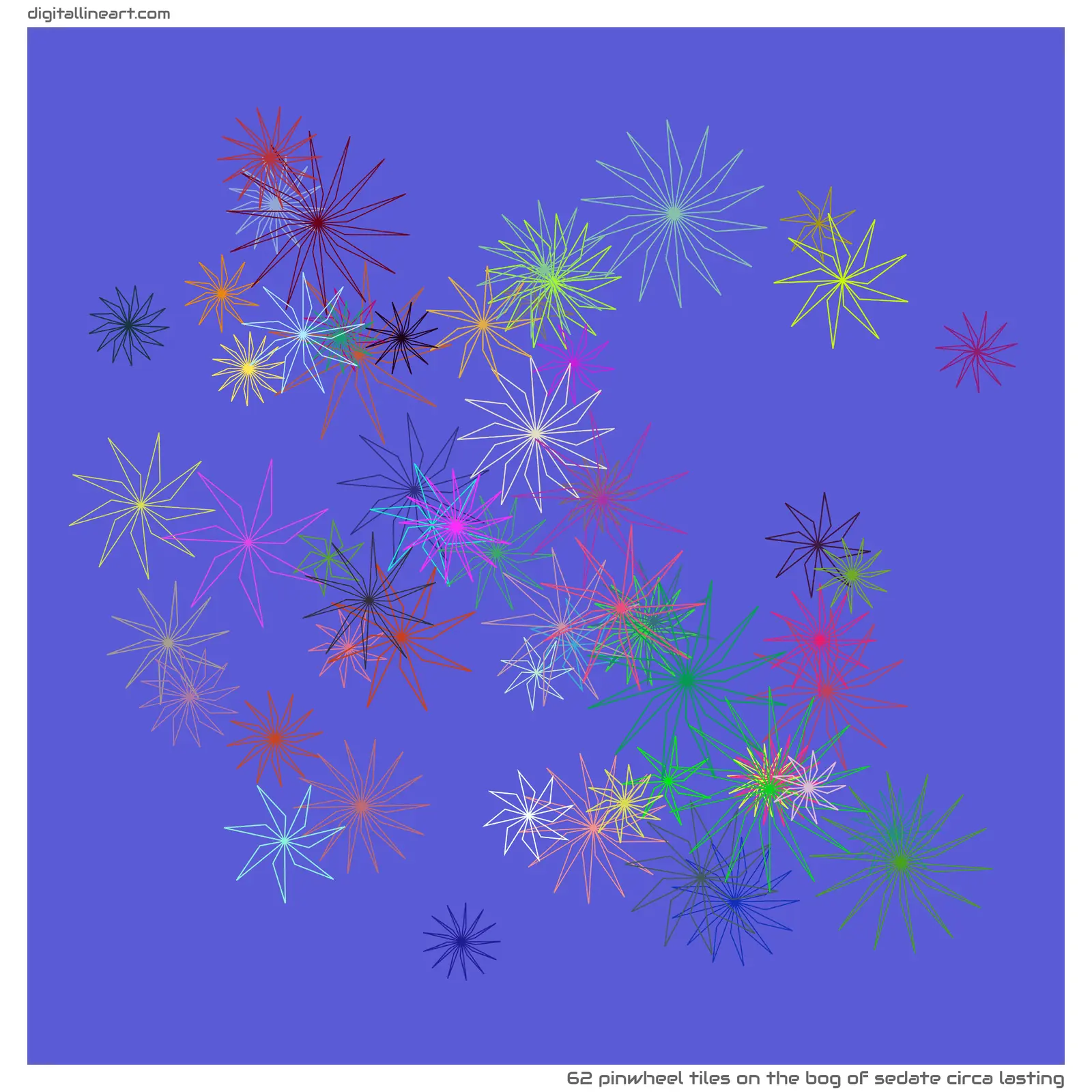 The Bog of Sedate circa Lasting — 62 pinwheel tiles