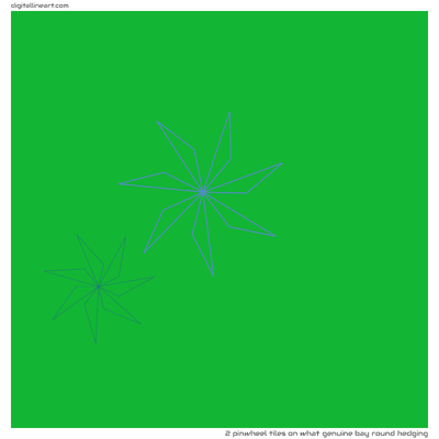 What Genuine Bay round Hedging — 2 pinwheel tiles