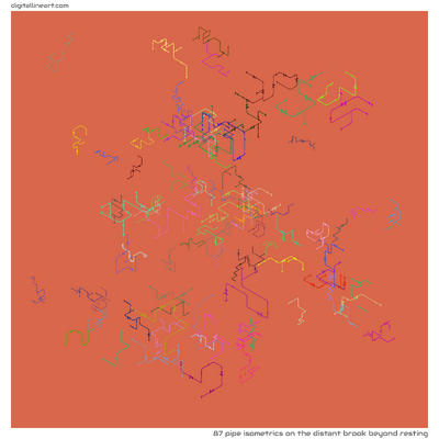 The Distant Brook beyond Resting — 87 pipe isometrics