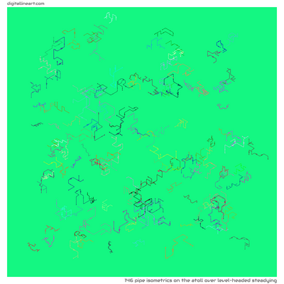 The Atoll over Level-headed Steadying — 146 pipe isometrics