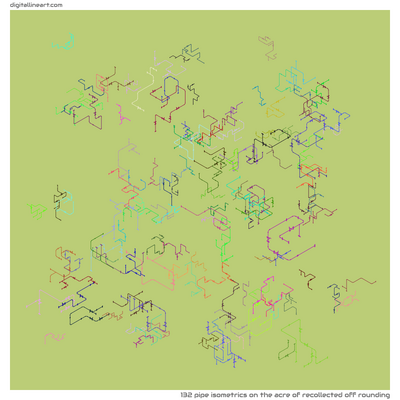 The Acre of Recollected off Rounding — 132 pipe isometrics