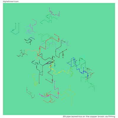 The Copper Brook via Fitting — 29 pipe isometrics