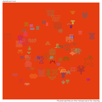 The Tranquil Acre for Moving — 79 pixel sprites