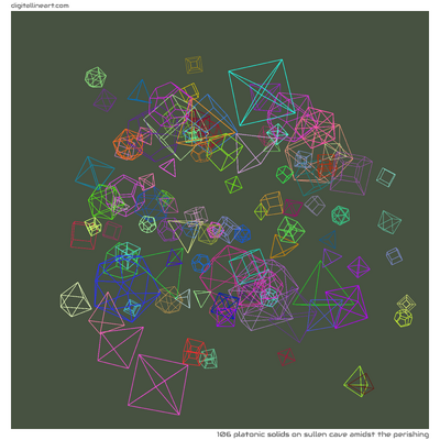 Sullen Cave amidst the Perishing — 106 Platonic solids