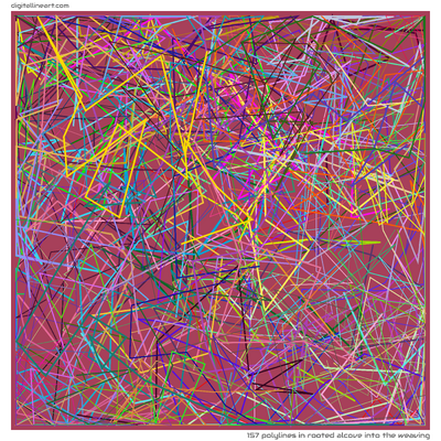 157 Polylines in Rooted Alcove into the Weaving
