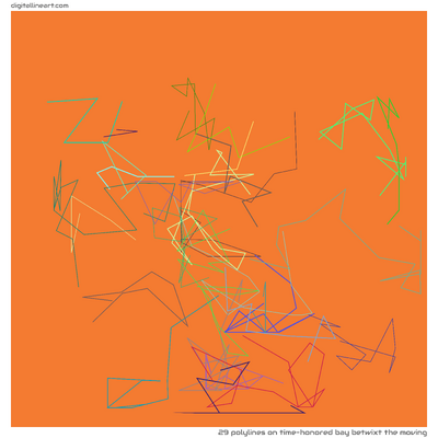 Time-honored Bay betwixt the Moving — 29 polylines