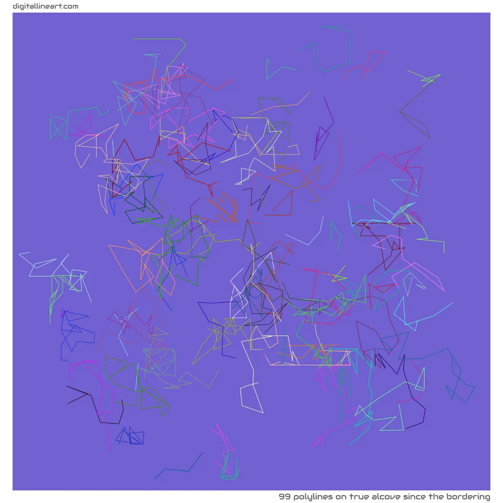 True Alcove Since the Bordering — 99 polylines