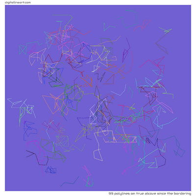 True Alcove Since the Bordering — 99 polylines
