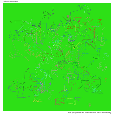 Staid Brook near Rounding — 128 polylines