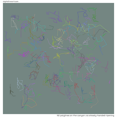 The Canyon via Steady-handed Ripening — 112 polylines