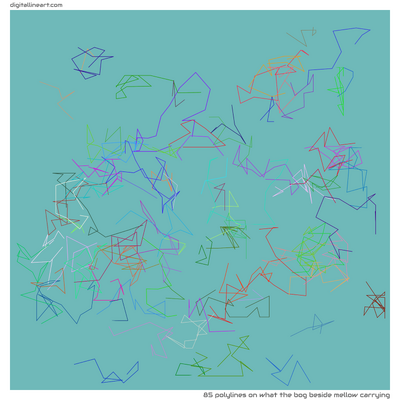 What the Bog beside Mellow Carrying — 85 polylines
