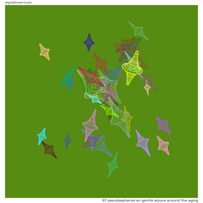 Gentle Alcove Around the Aging — 37 pseudospheres