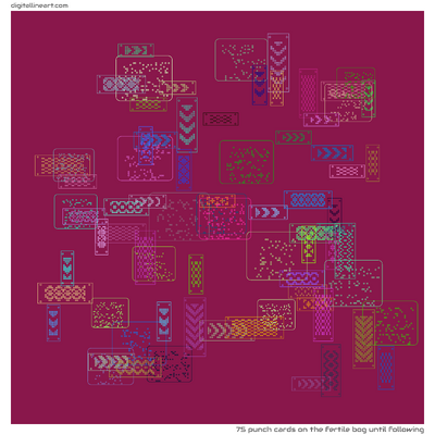 The Fertile Bog until Following — 75 punch cards
