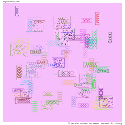 Ambrosial Beam within Chiming — 75 punch cards