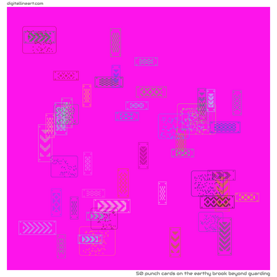 The Earthy Brook beyond Guarding — 50 punch cards