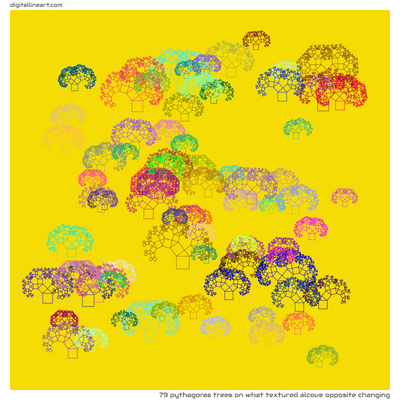 What Textured Alcove opposite Changing — 79 Pythagoras trees