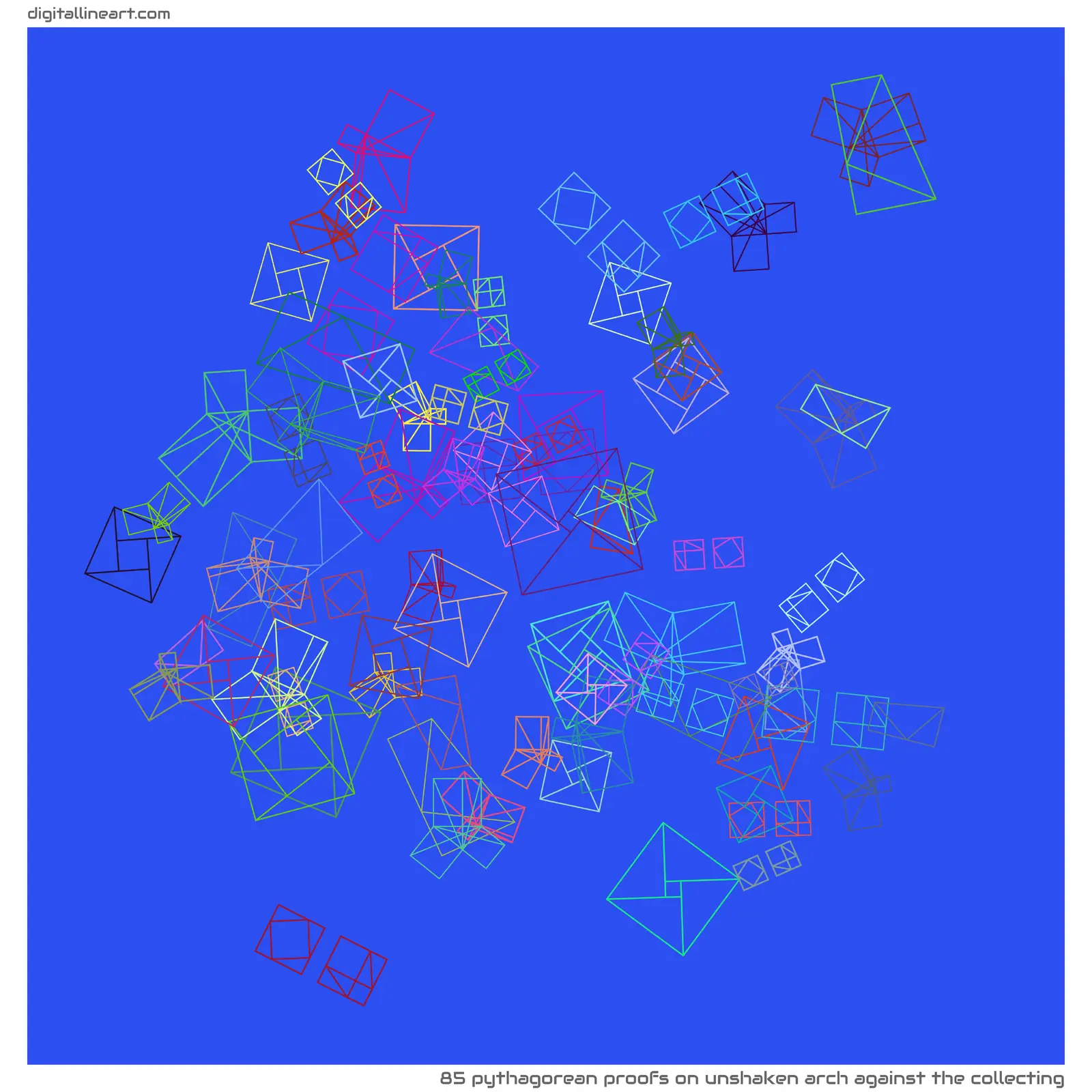 Unshaken Arch Against the Collecting — 85 pythagorean proofs