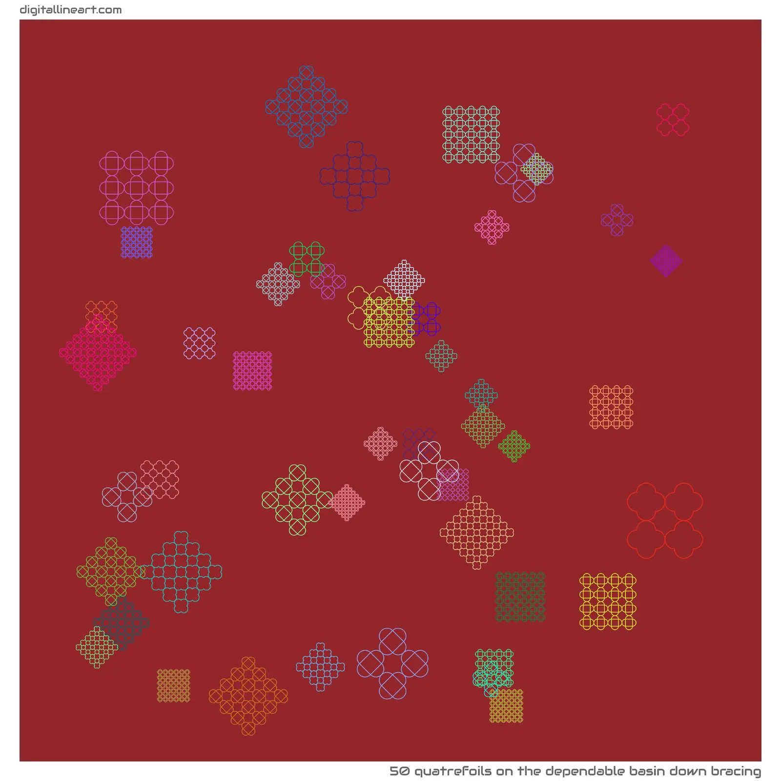 The Dependable Basin down Bracing — 50 quatrefoils