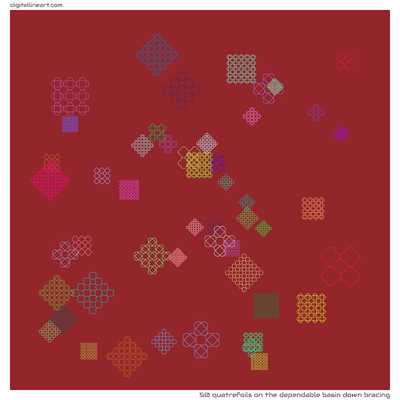 The Dependable Basin down Bracing — 50 quatrefoils