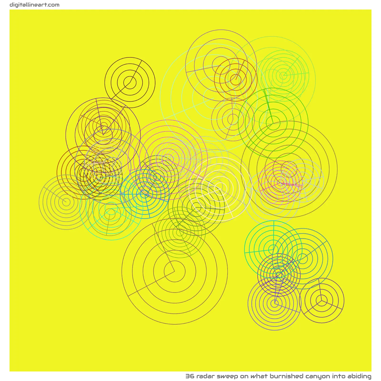 What Burnished Canyon into Abiding — Radar Sweep, 36 elements