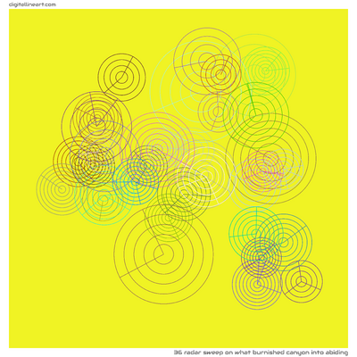 What Burnished Canyon into Abiding — Radar Sweep, 36 elements