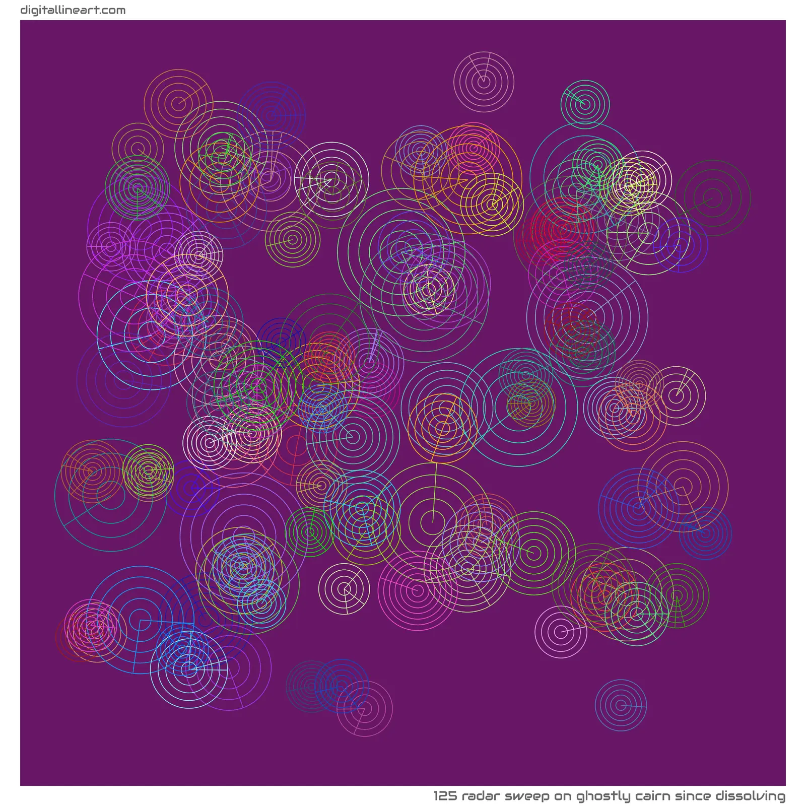 Ghostly Cairn Since Dissolving — Radar Sweep, 125 elements
