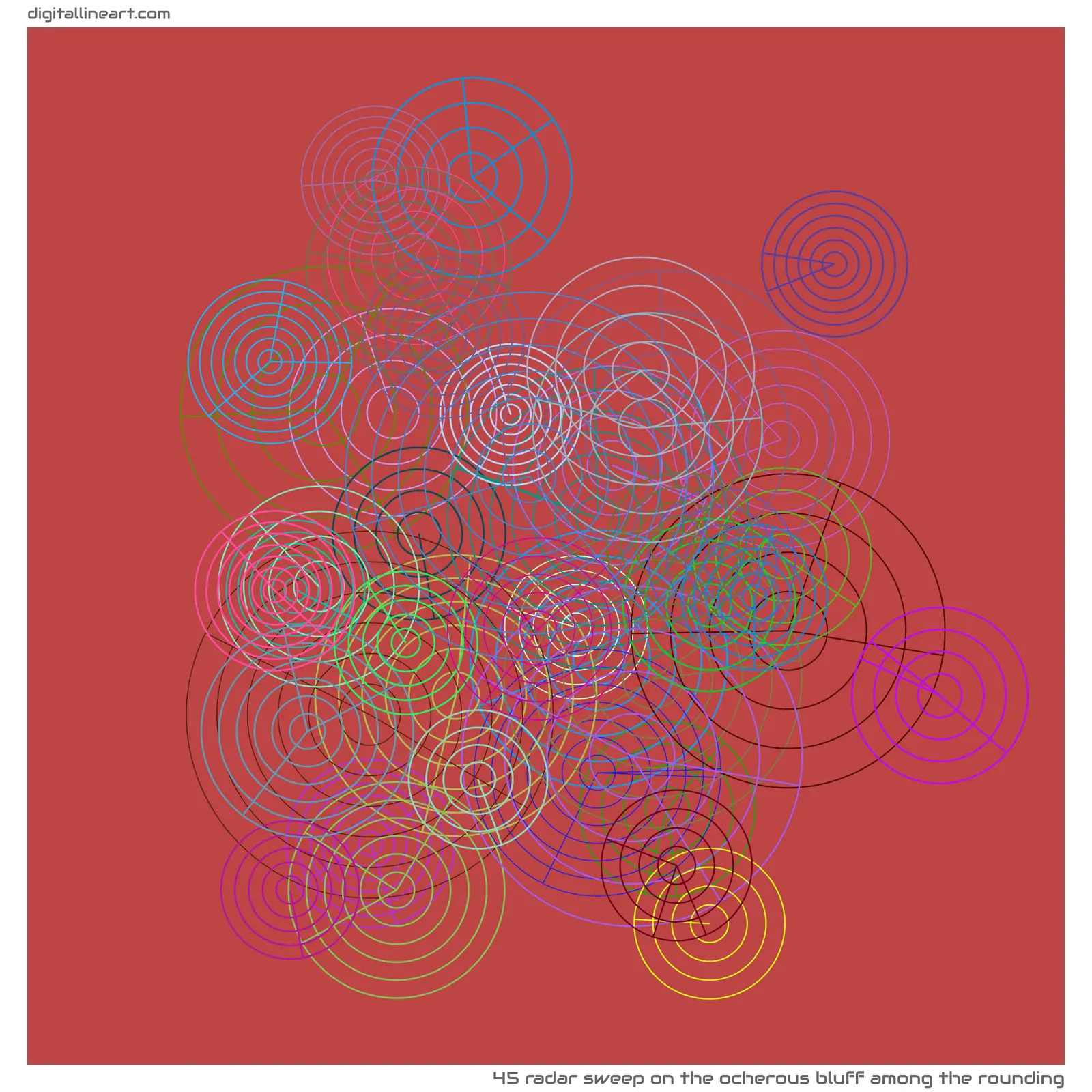 The Ocherous Bluff among the Rounding — Radar Sweep, 45 elements