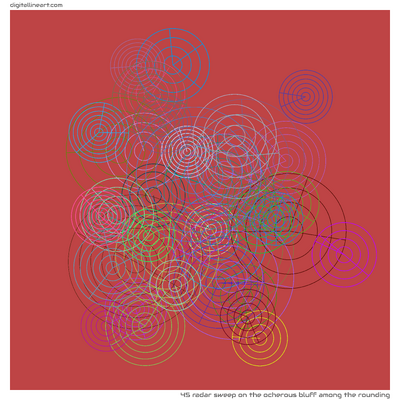 The Ocherous Bluff among the Rounding — Radar Sweep, 45 elements